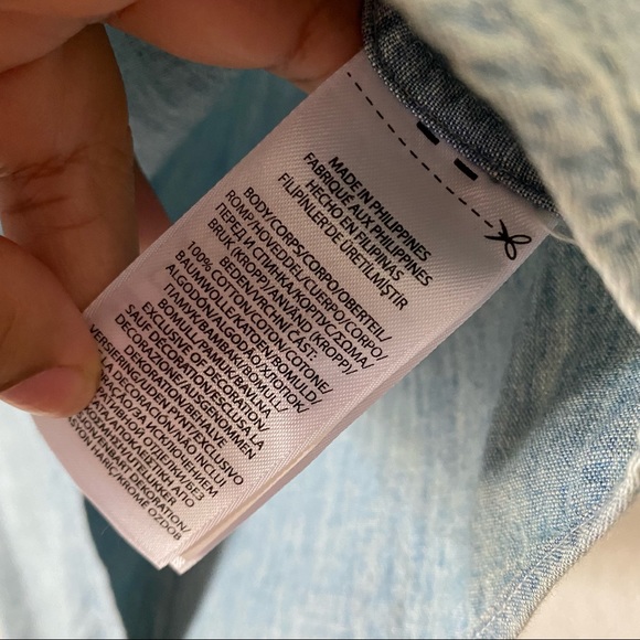 Polo Ralph Lauren Classic Fit Chambray Shirt Size Small - Picture 12 of 13